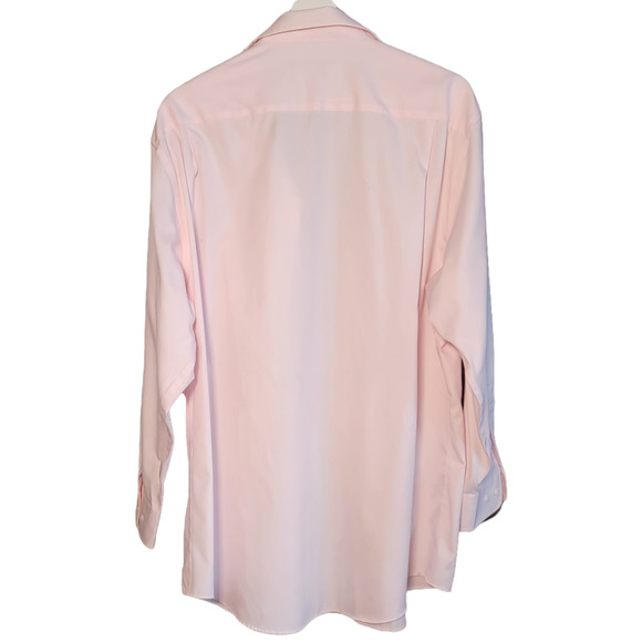 SEARS Pink Classic Button Down Collared Long-sleeved Shirt Men Size 17.5 - Picture 2 of 7